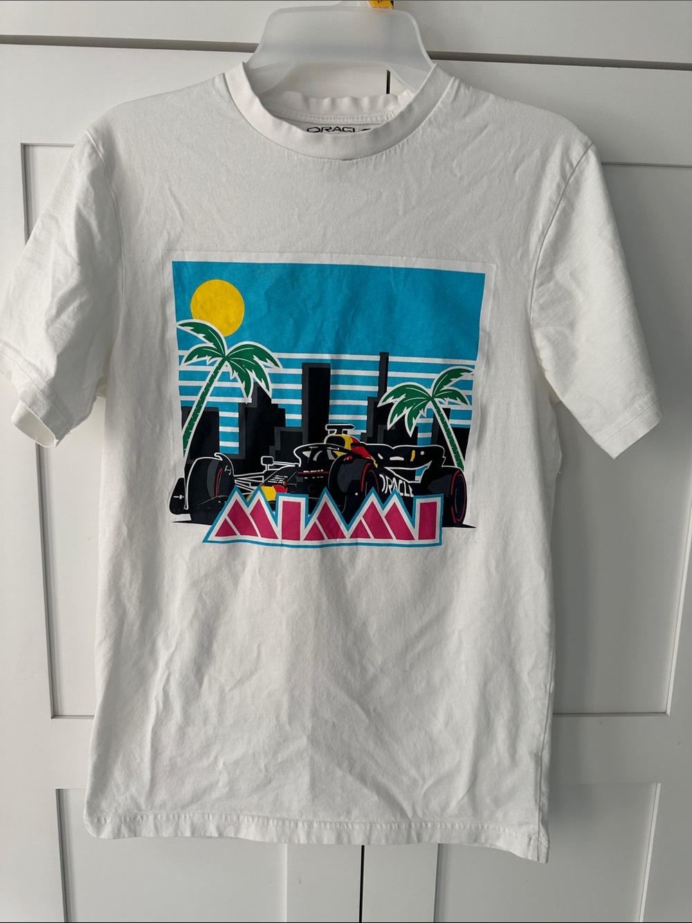 Miami Graphic Tee - White XS
